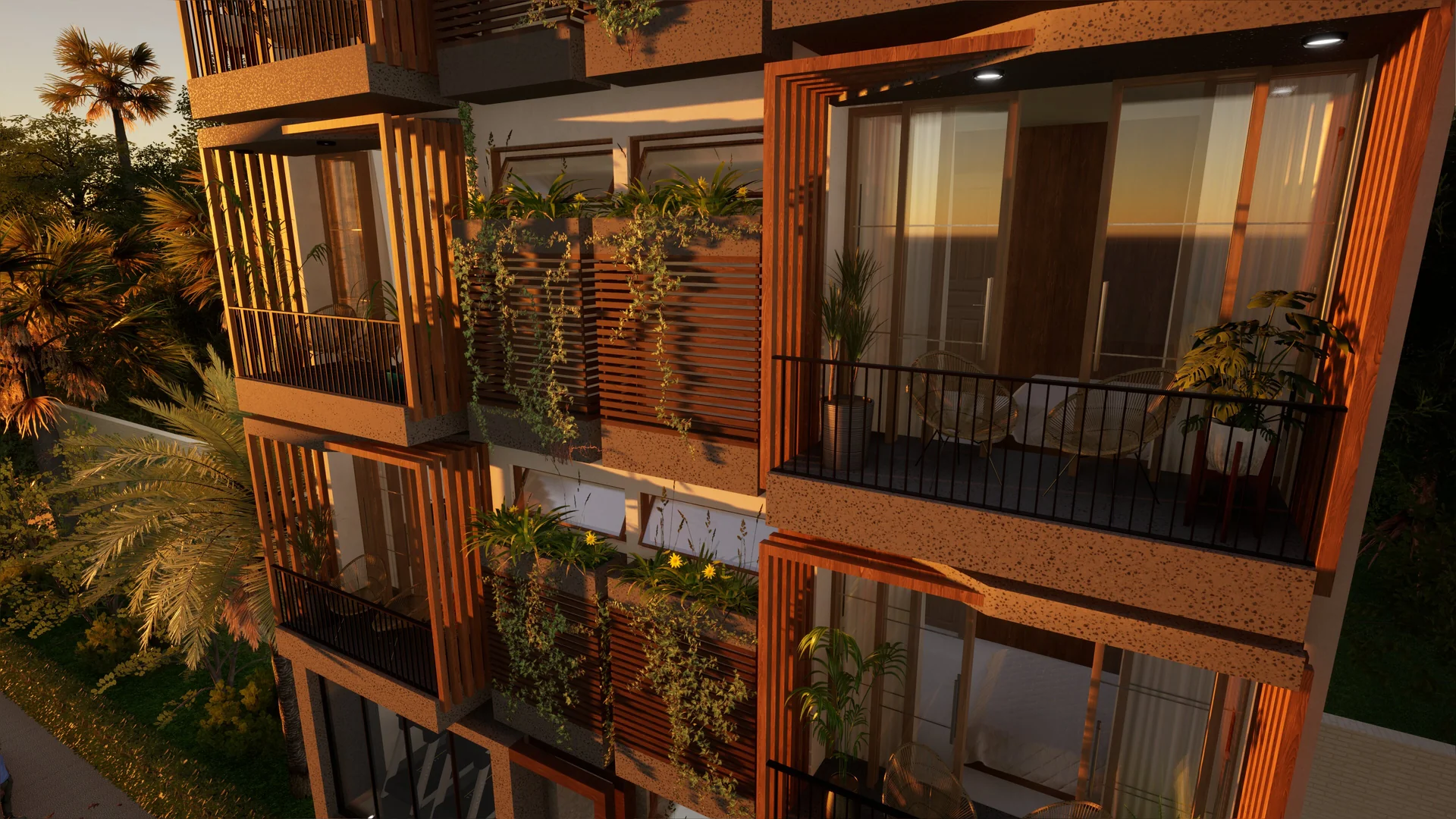 Golden Hour Facade